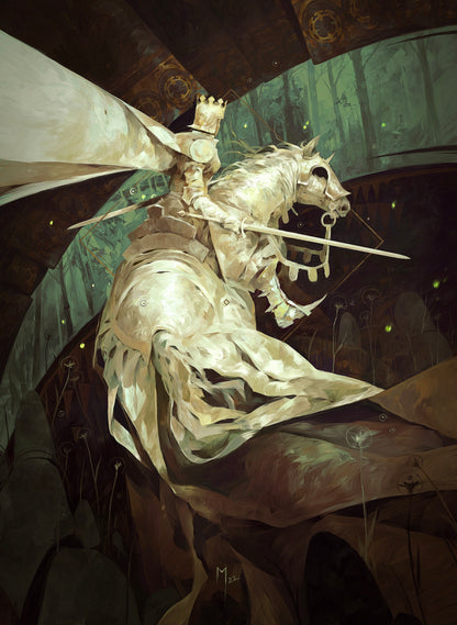 White Knight by Dominik Mayer for Magic: The Gathering | Size XL