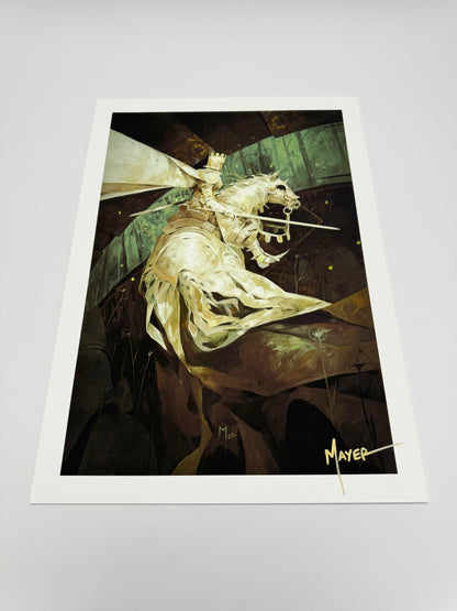 White Knight by Dominik Mayer for Magic: The Gathering | Size XL